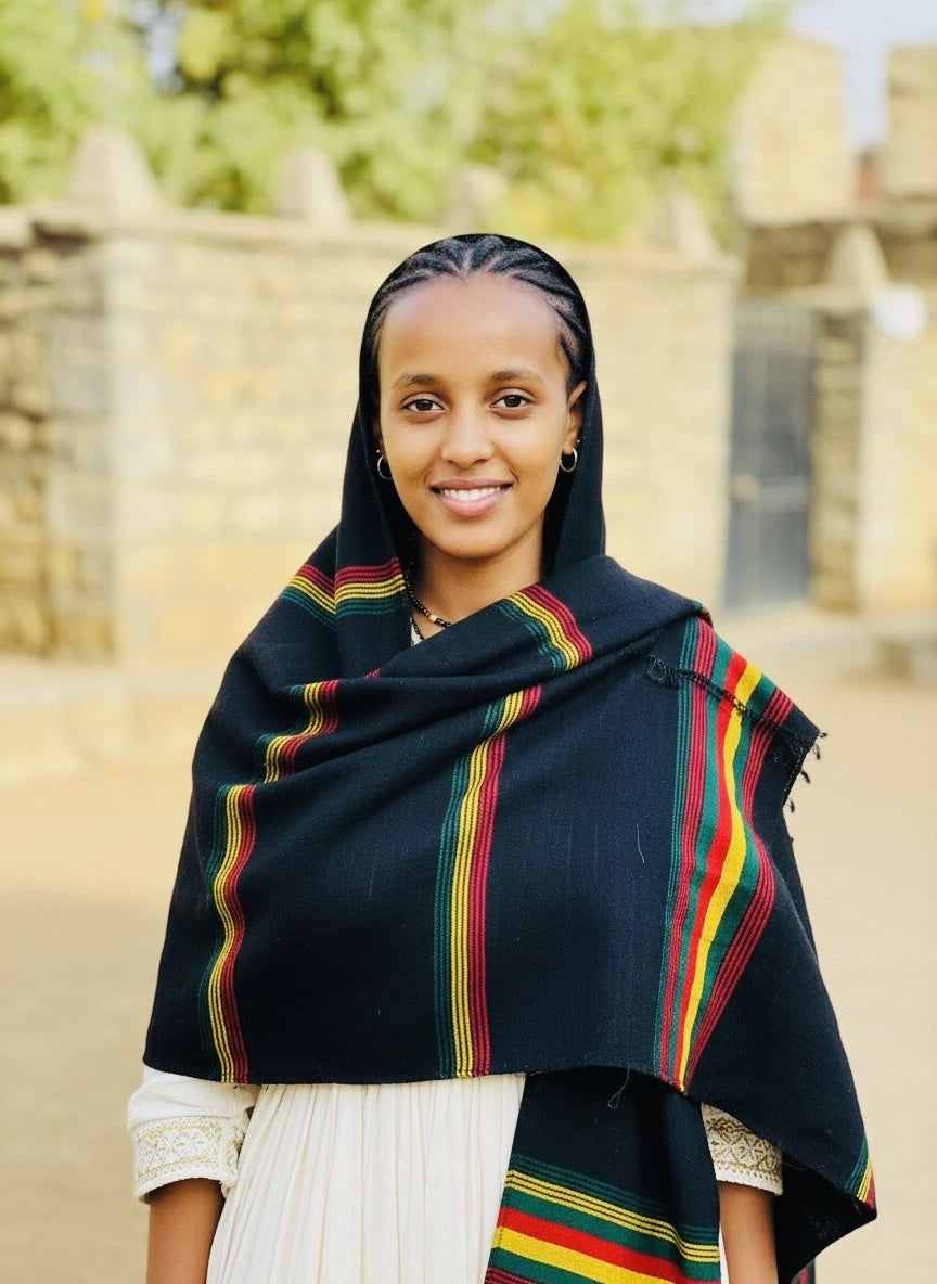Handloom Ethiopian Cotton Scarf