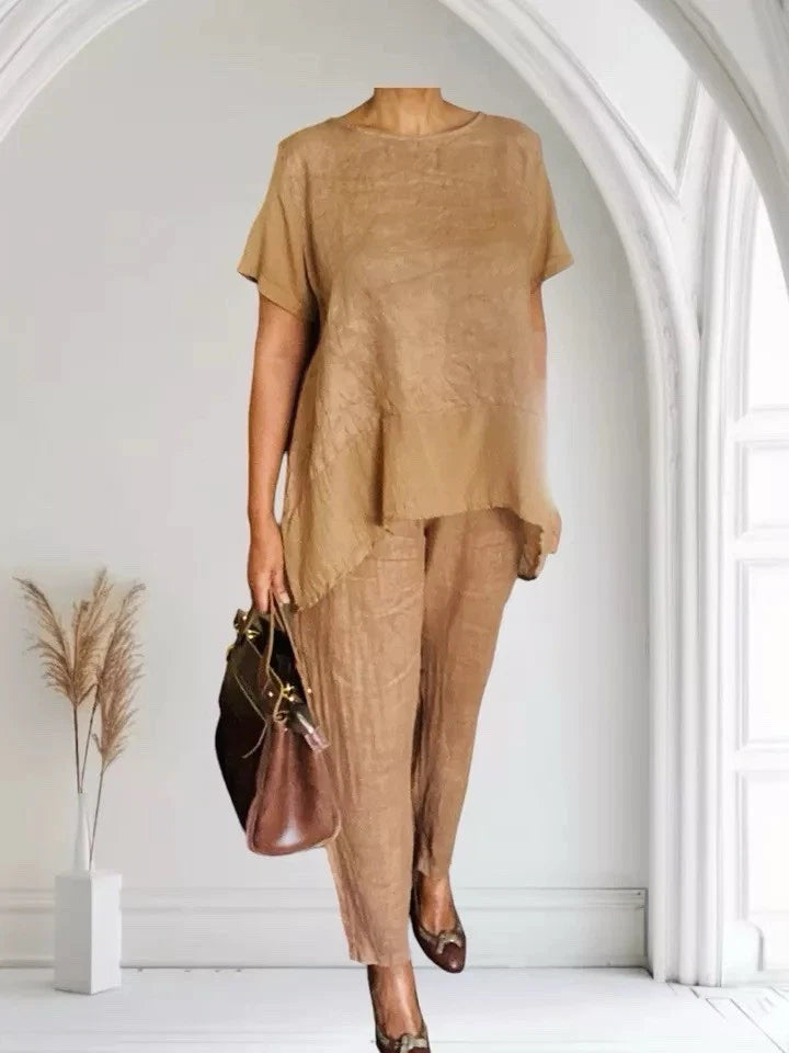 ITALIAN LINEN TWO PIECES SET