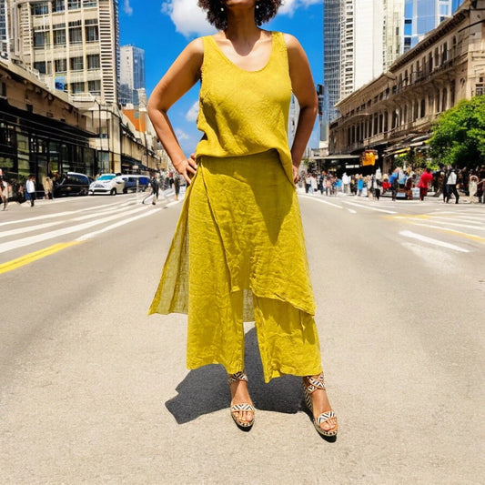 ITALIAN LINEN UNIQUE TWO PIECE SETS