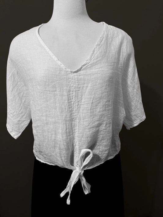 ITALIAN LINEN TOP