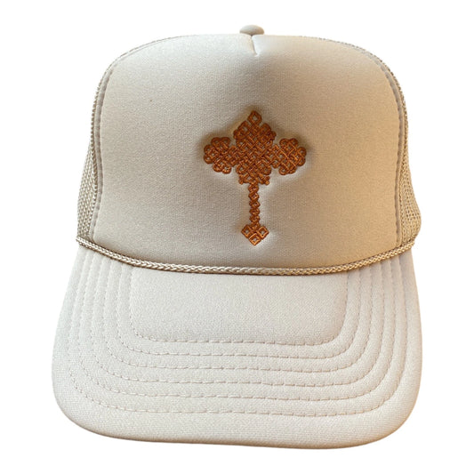 Baseball cap Ethiopian cross design